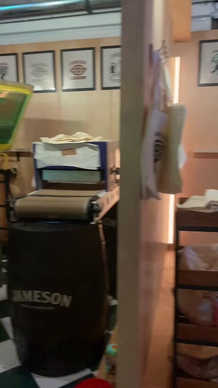 A Jameson-branded dryer set up as part of the indoor event station